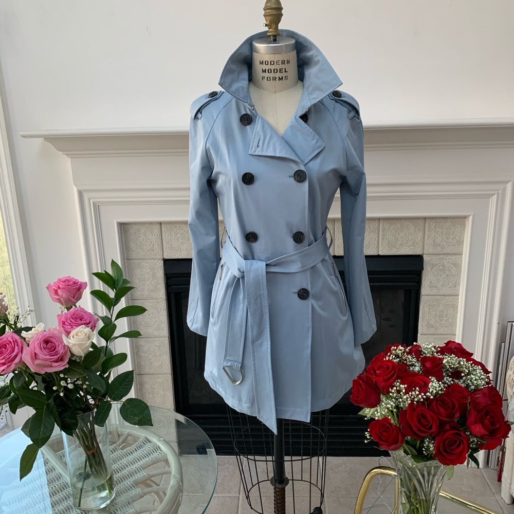 BCBGeneration trench coat S sky blue